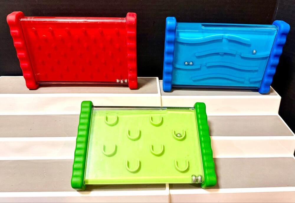 Lakeshore Learning tilt & turn liquid sensory windows maze tracks easy grip